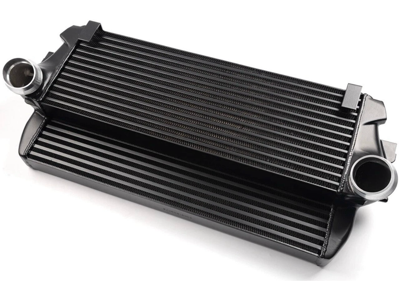 Upgraded 5” Stepped Front Intercooler Black for M2, M235i, 335i, 435i, 535i, 640i