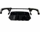 BMW F10 Rear Diffusor Gloss Black