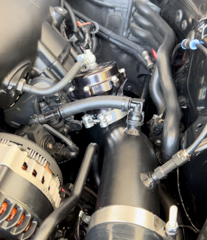 BMW N55 Charge Pipe with 50mm BOV Flange and IHP Diverter Valve Block Off Plate