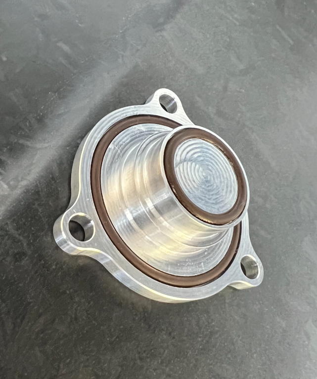 BMW N55 Charge Pipe with 50mm BOV Flange and IHP Diverter Valve Block Off Plate